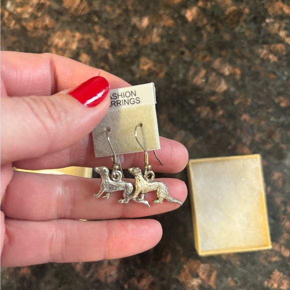 Ferret Earrings - Picture 2 of 2